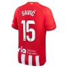 Oficiální Fotbalový Dres Atlético Madrid Savic 15 Domácí 2023-24 pro Muži